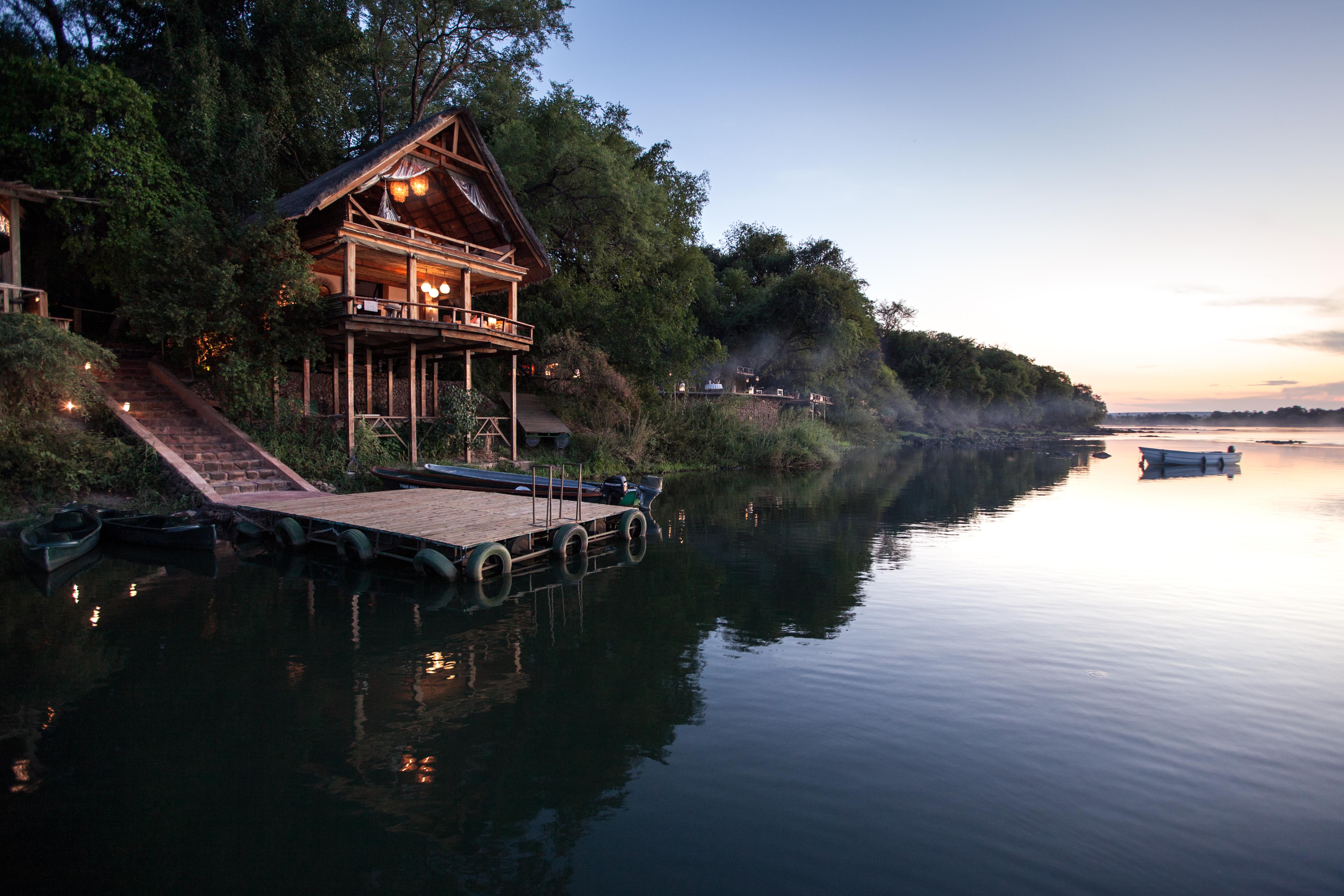 Tongabezi Lodge Jetty And Lookout