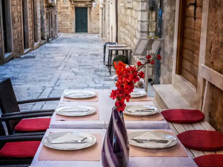 Dining On Walls Of Dubrovnik