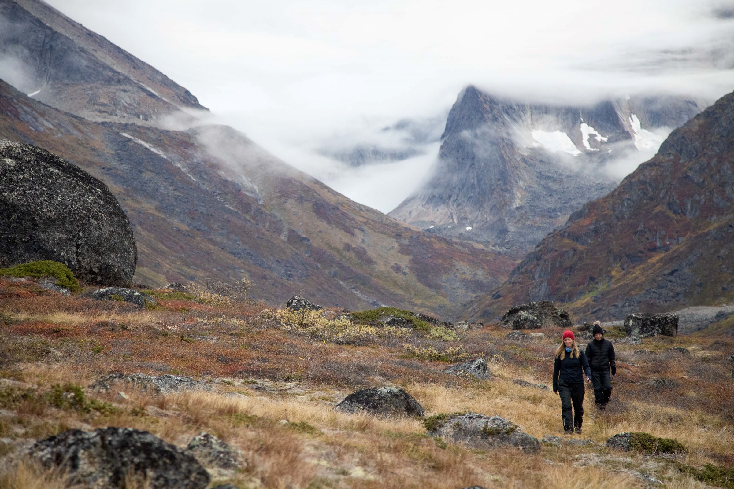 Greenland hiking