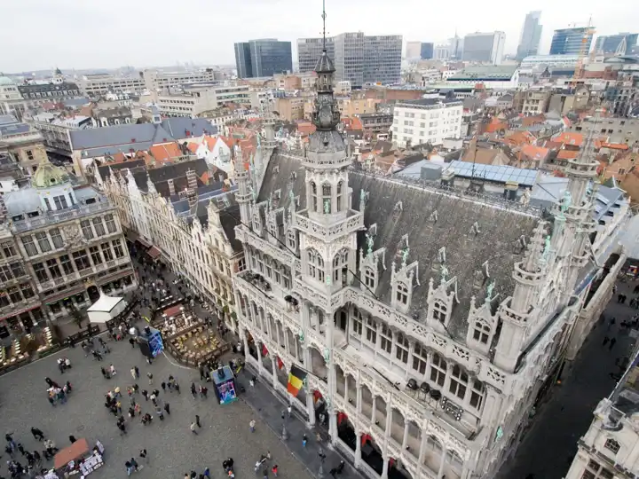 Brussels Belgium Aerial View (C)Vandewiele