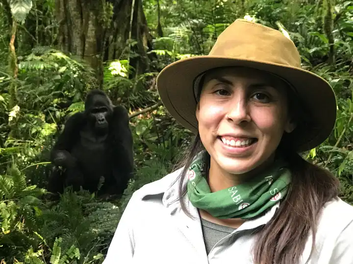 Amy Silverback Uganda Safari