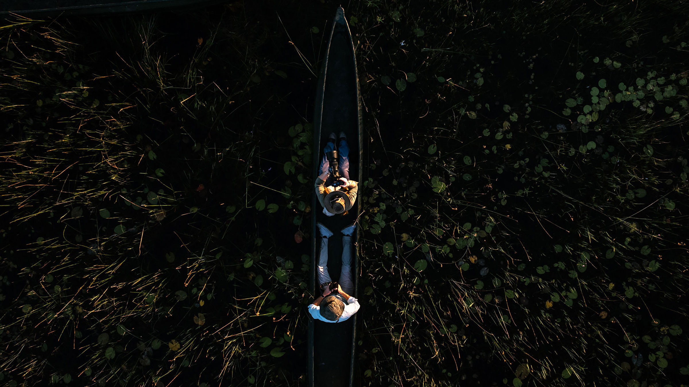 Exploring the Okavango Delta via mokoro