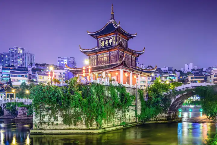 Diverse China Private China Tour Ker & Downey Guiyang Skyline Contrasts FEATURE