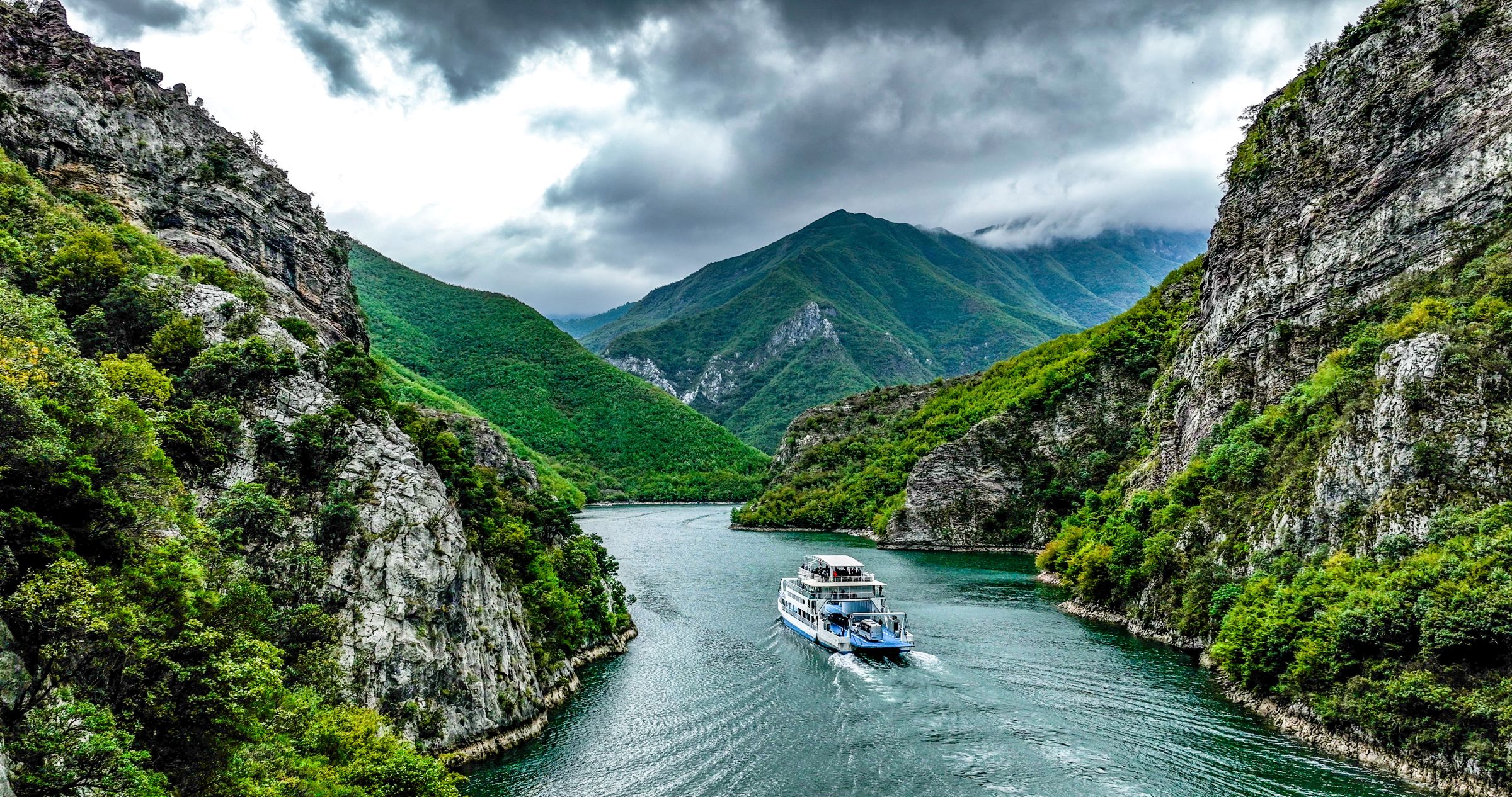 Komani Lake Albania
