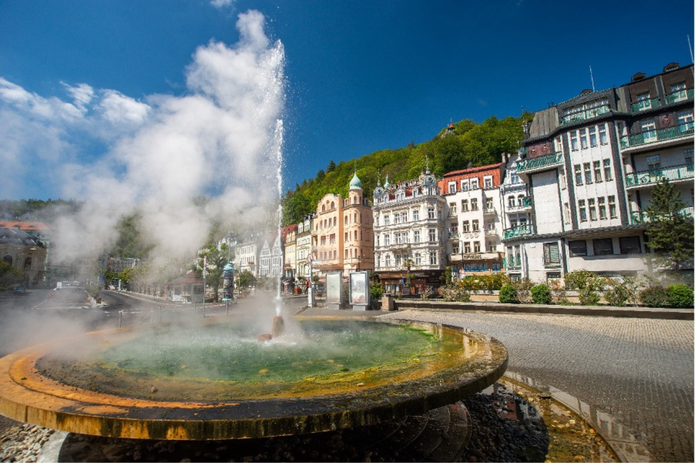 Hot Spring in  Karlovy Vary, Czechia