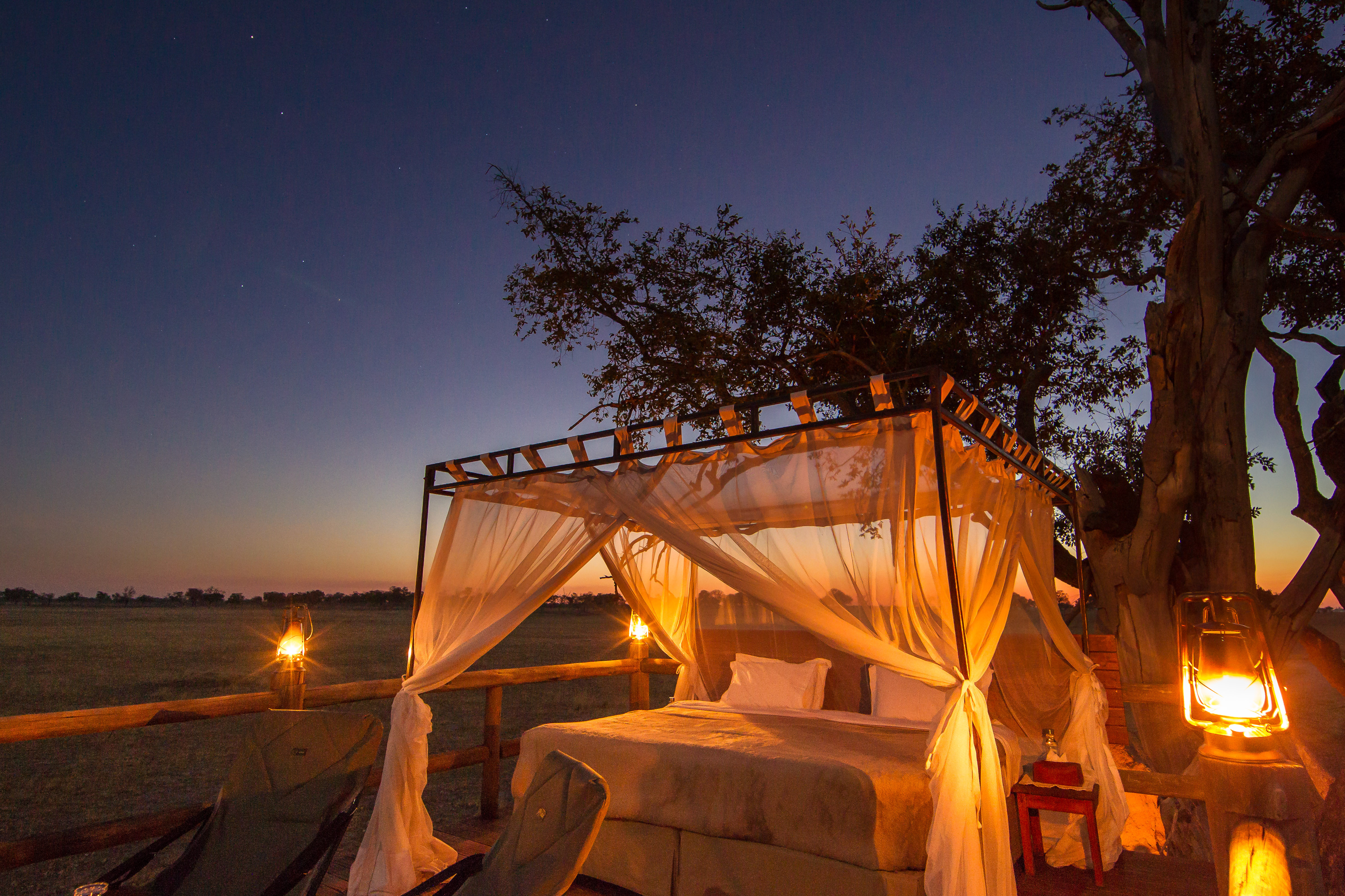 Kanana Sleepout Deck - Okavango Delta Safari - Luxury Botswana Safaris - Ker & Downey