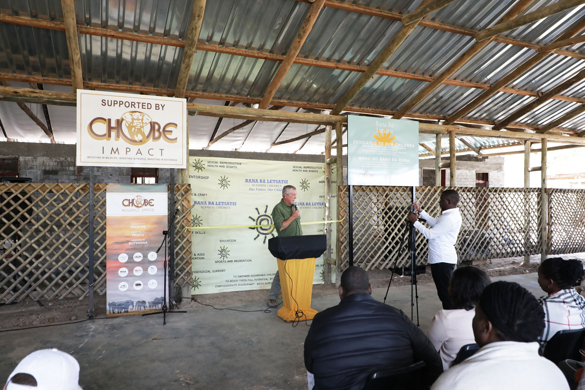 bana ba letsatsi classroom block unveiling